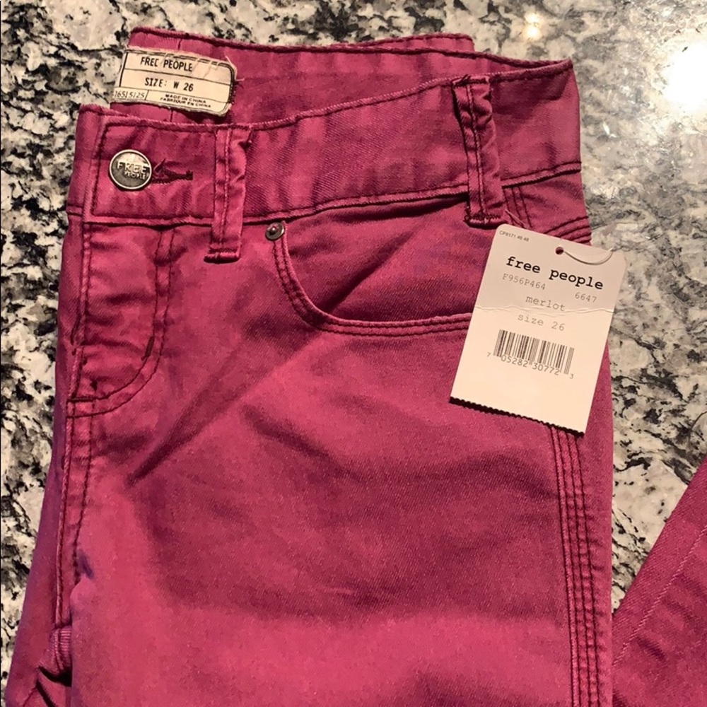 NWT Free People Skinny Jeans Size 26